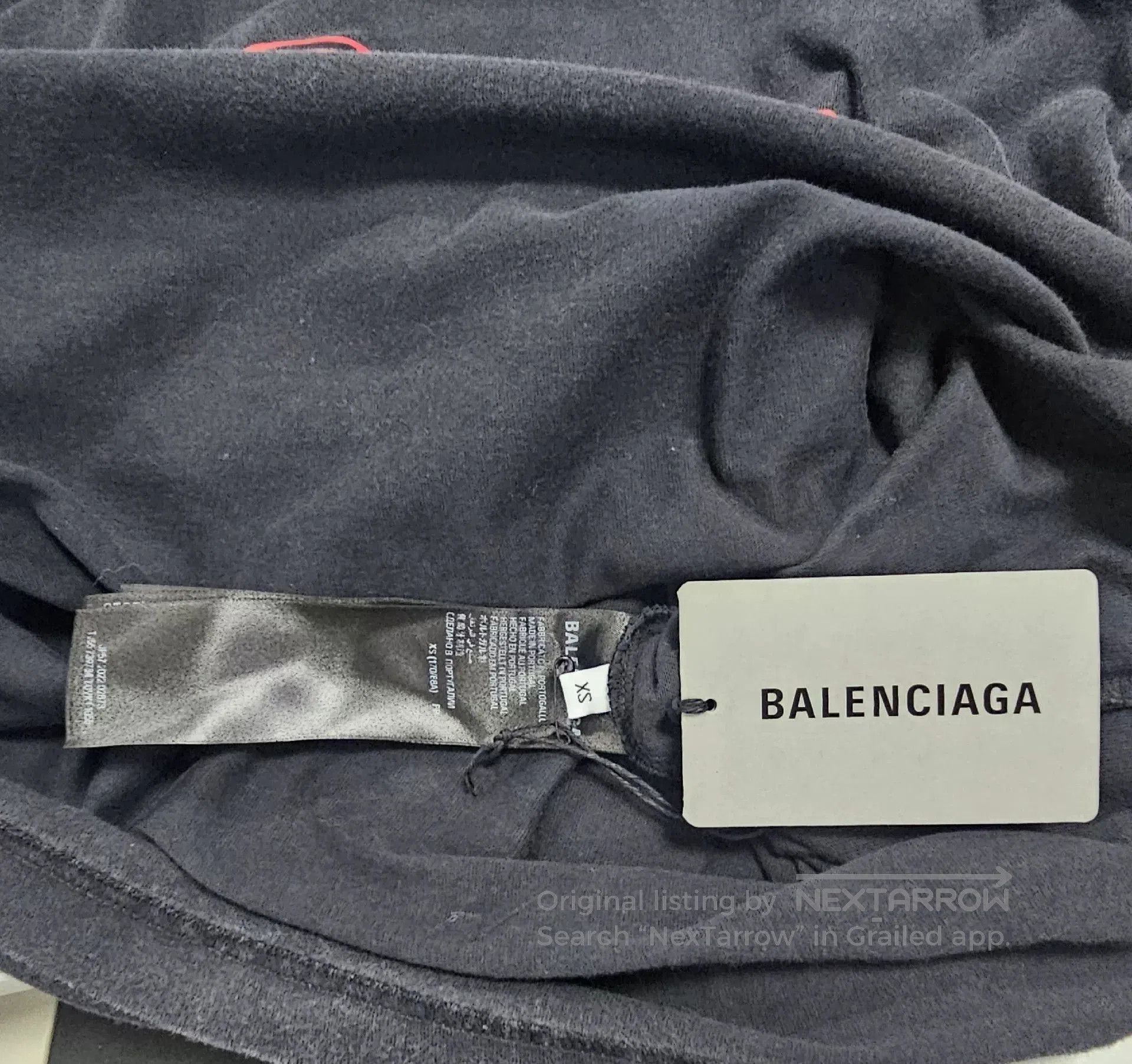 Balenciaga Balenciaga Black Vintage Short Sleeve T. Size US XS / EU 42 / 0 - 7 Thumbnail