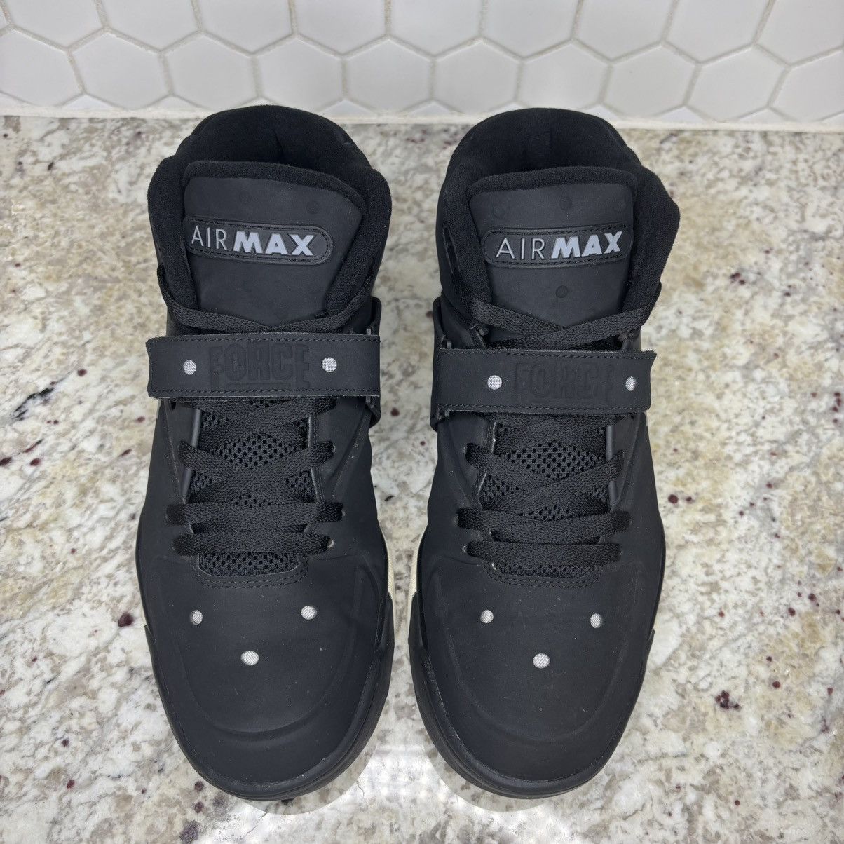 Nike Size 11 - Nike Air Force Max 2013 Black Cool Grey Clean Size US 11 / EU 44 - 5 Thumbnail