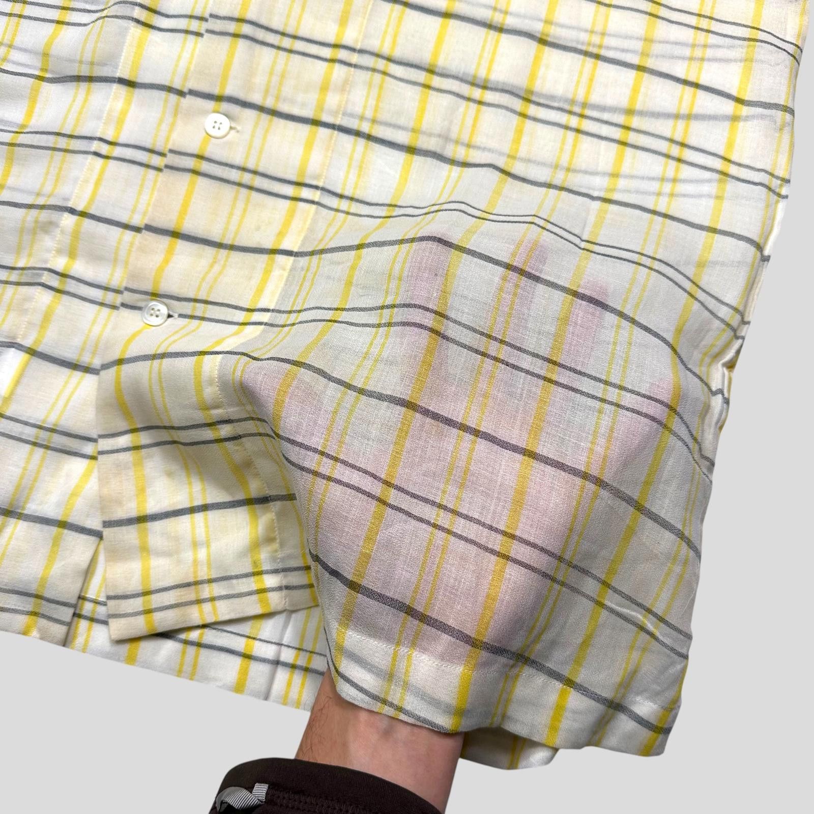 Issey Miyake Issey Miyake IM Studios 00’s Plaid Check Cuban Shirt - M/L Size US M / EU 48-50 / 2 - 3 Thumbnail