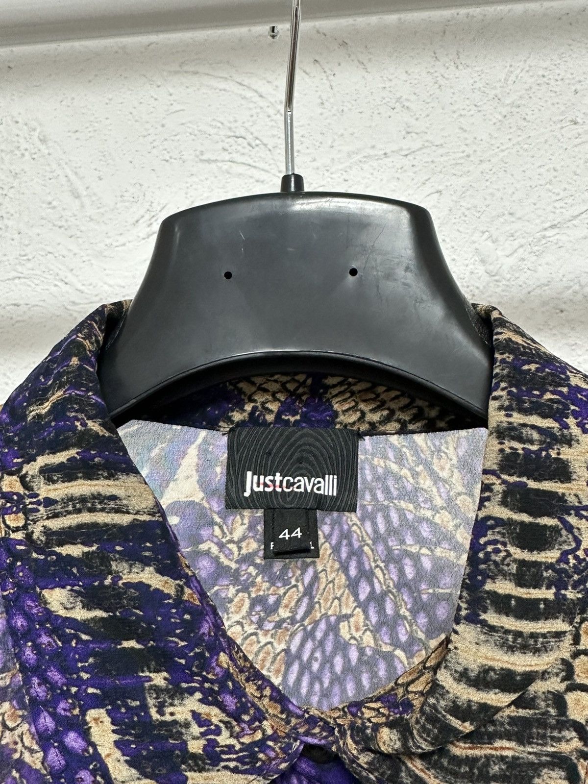 Japanese Brand × Just Cavalli Just Cavalli Shirt L Size Vintage Unique Print Button-Up Size L / US 10 / IT 46 - 5 Thumbnail