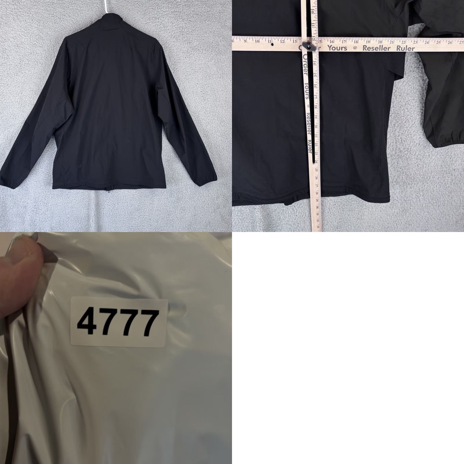 Lululemon Lululemon Sojourn Jacket Mens Large Black Full Zip Performance Mock Neck Tech Jacket Size US L / EU 52-54 / 3 - 8 Thumbnail