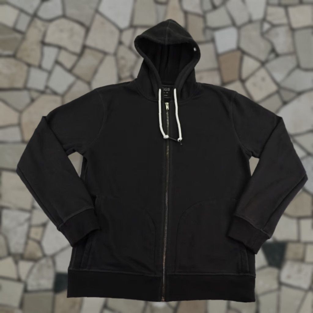 Vintage FIGS Hoodie Mens Medium Black Full Zip Up All Good In the Hood Sweatshirt Nurse Size US M / EU 48-50 / 2 - 1 Thumbnail