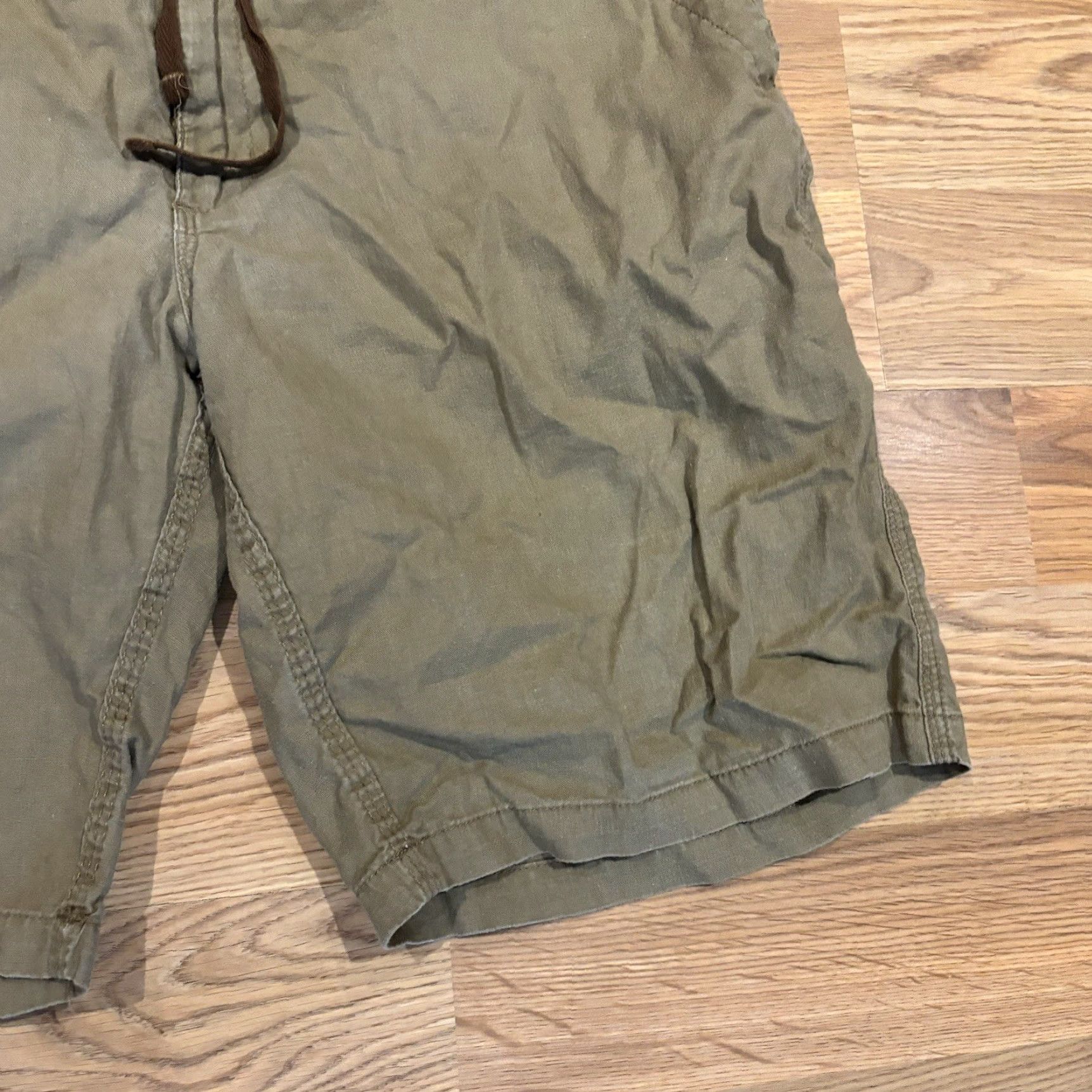 KAVU Kavu Shorts Men’s XL Khaki Tan Cotton Hemp Drawstring Button Size US 36 / EU 52 - 4 Thumbnail