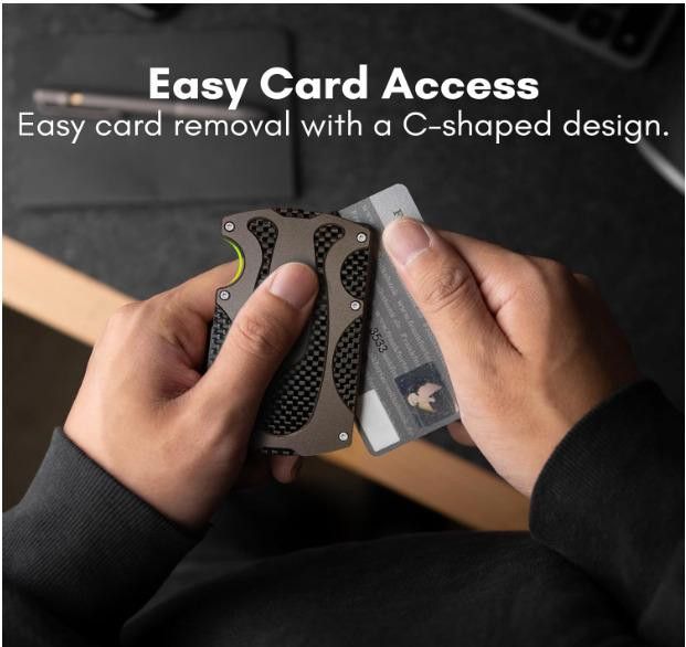 Designer Wallet, Slim with Money Clip Credit Card Front Pocket, RFID Size ONE SIZE - 6 Thumbnail