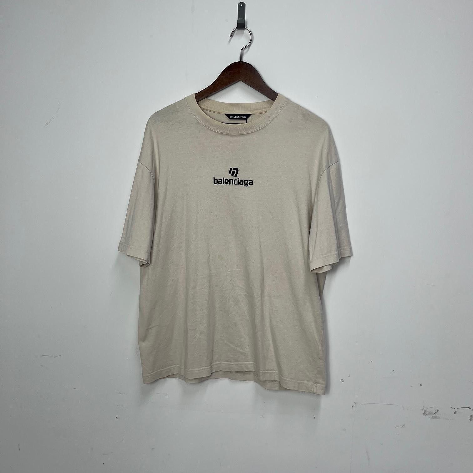 Balenciaga Balenciaga Logo Print T-Shirt Size S Size US S / EU 44-46 / 1 - 1 Thumbnail