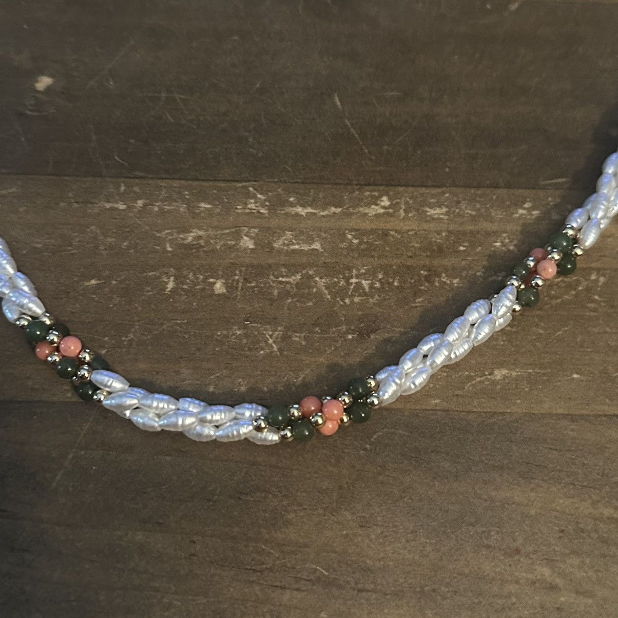 Vintage Vintage braided freshwater pearl necklace Size ONE SIZE - 4 Thumbnail