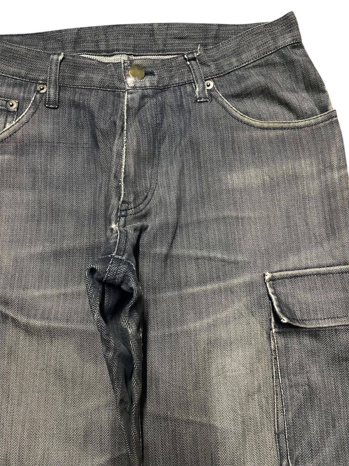 Michel Klein Vintage Michel Klein Homme Paris Distressed Cargo Pants Size US 29 - 8 Thumbnail