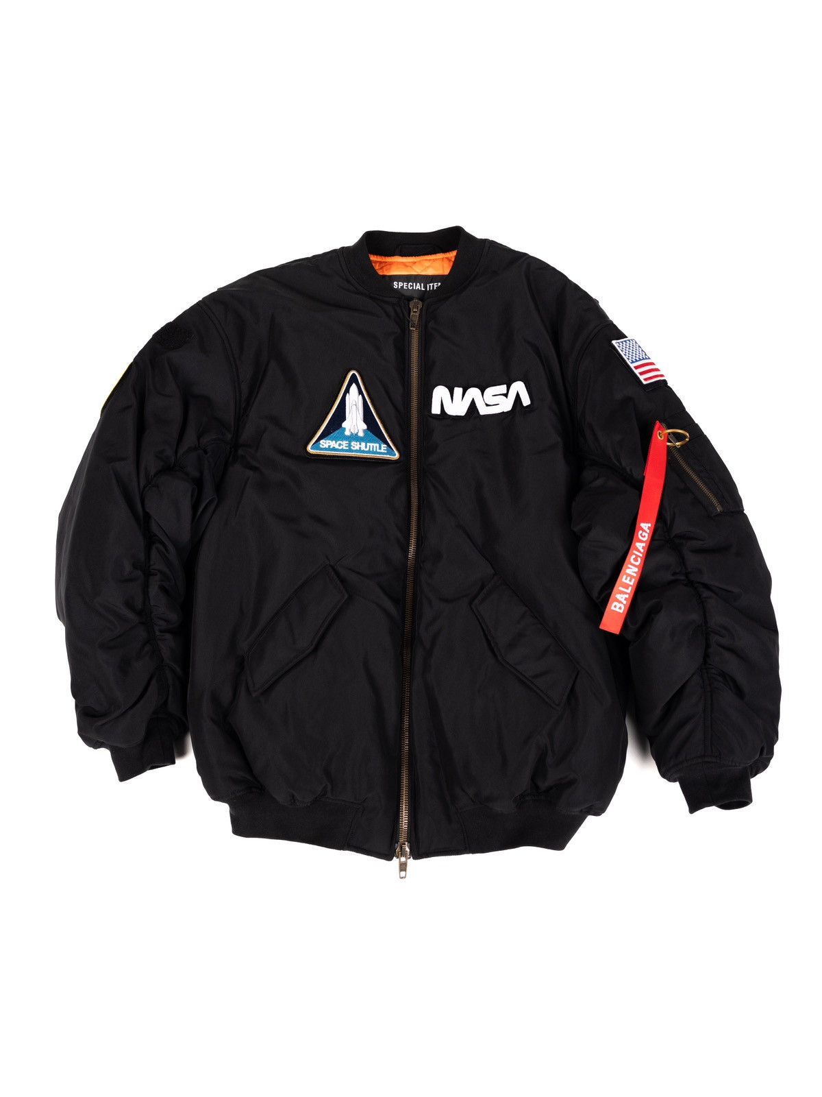 Balenciaga Balenciaga NASA Patch Bomber Jacket Size US S / EU 44-46 / 1 - 1 Thumbnail