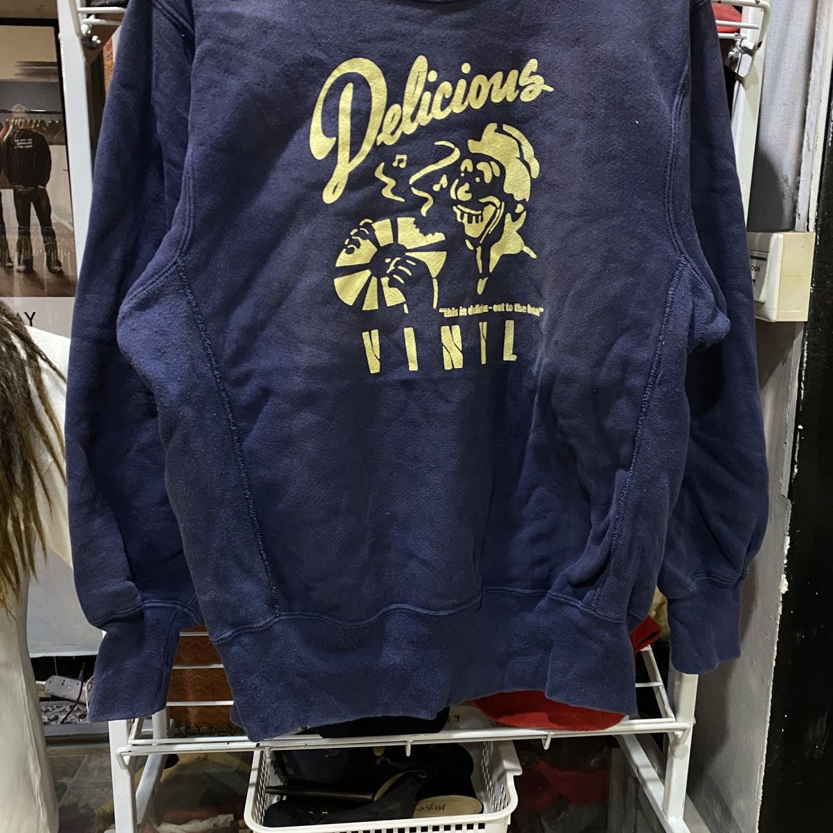 Delicious Vinyl Vintage 90s Rare Delicious Vinyl HipHop Record Sweatshirts Size US M / EU 48-50 / 2 - 4 Thumbnail