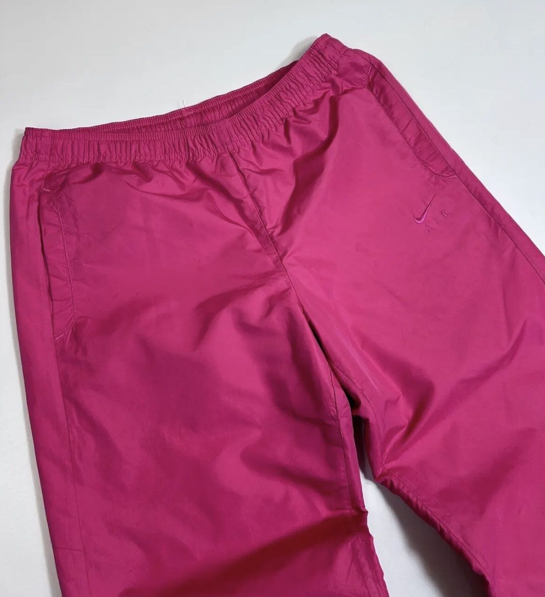 Nike × Vintage Nike Vintage Y2K Nylon Baggy Pants Swoosh Drill Size US 32 / EU 48 - 5 Thumbnail