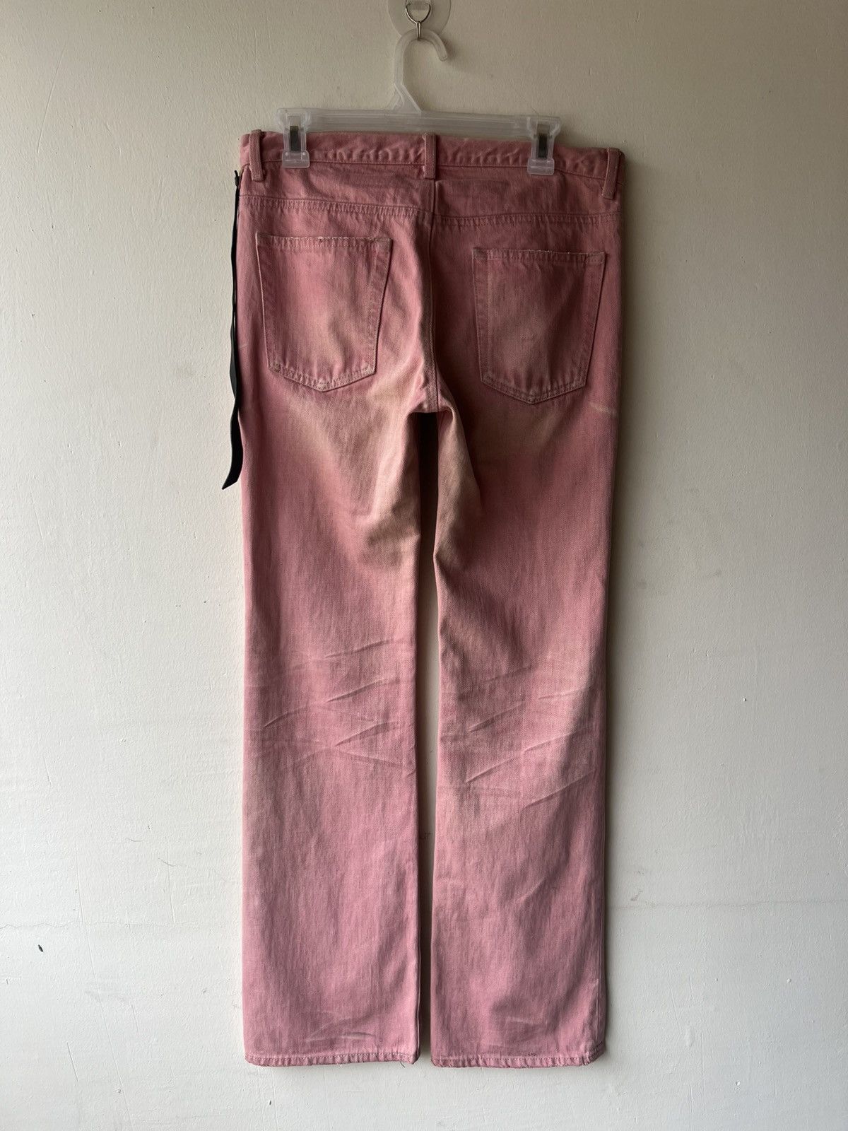 wjk WJK Japan Distressed Aging Dirty Mud Denim Bootcut Jeans Size US 31 - 3 Thumbnail