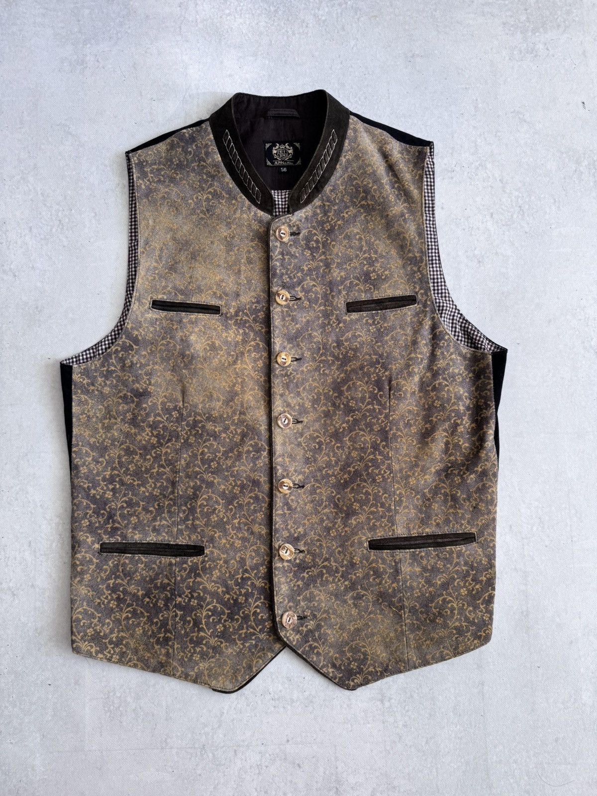 Other Vintage Alpin De Luxe Traditional Alpin Velour Vests Men Size US XL / EU 56 / 4 - 1 Thumbnail