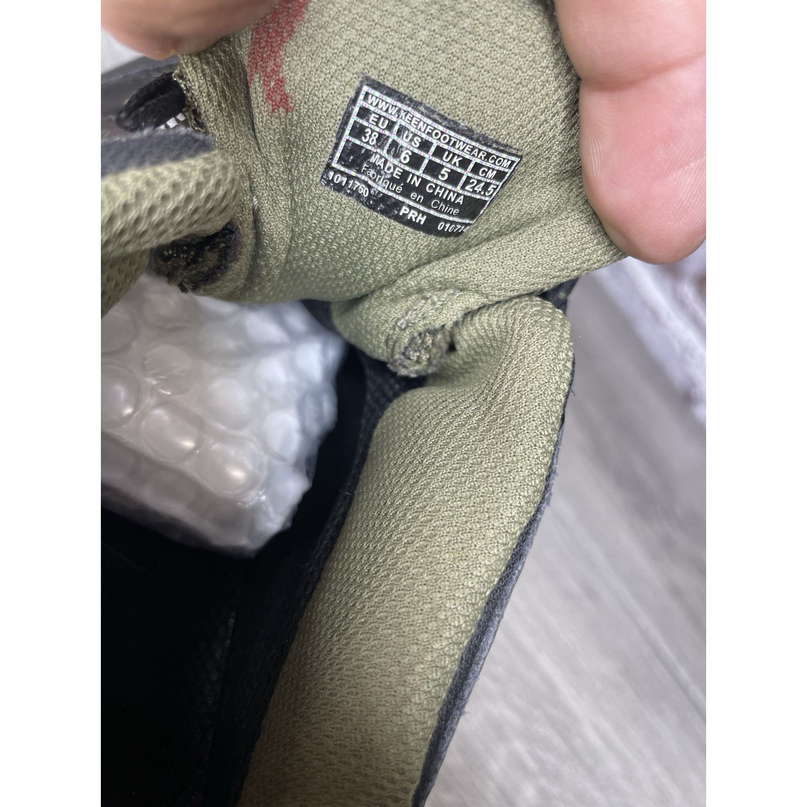 KEEN KEEN 1011760 Koven Olive Black Green Hiking Waterproof Shoes Size US 6 / IT 36 - 8 Thumbnail