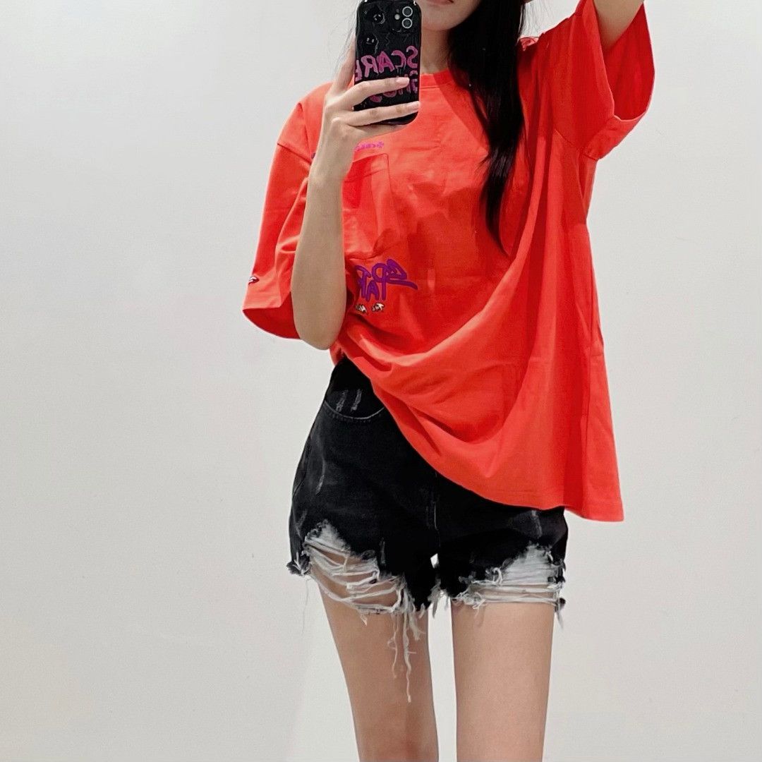 Chrome Hearts Chrome Hearts Matty Boy Red Flame Hearts Short Sleeve Tee Size US M / EU 48-50 / 2 - 16 Thumbnail