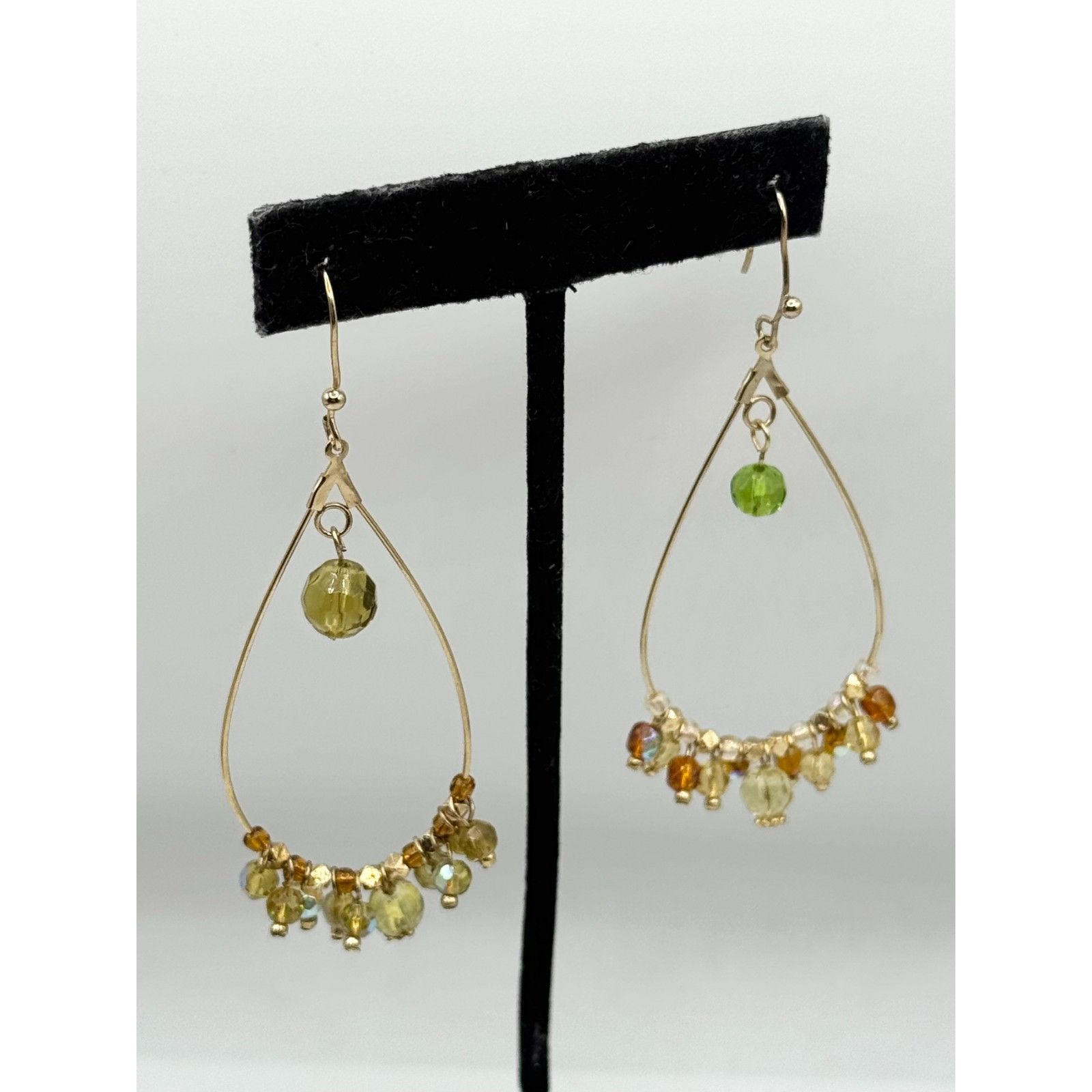 Other Crystal dangle hoop earrings Size ONE SIZE - 2 Thumbnail