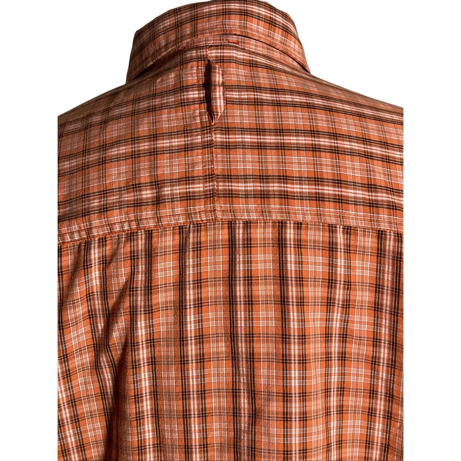 The North Face The North Face Orange Short Sleeve Plaid Button Up Medium Size US M / EU 48-50 / 2 - 4 Thumbnail
