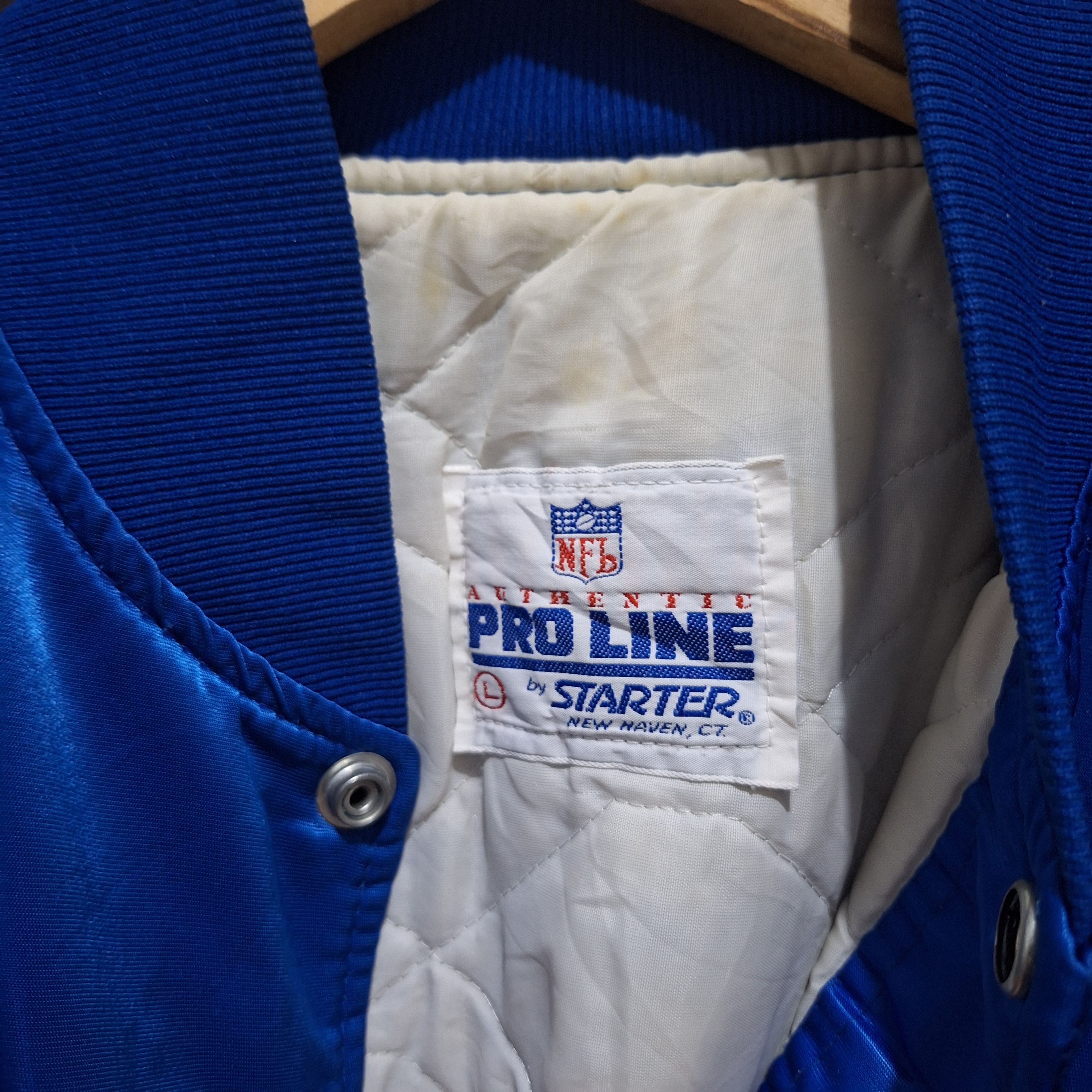 Starter Vintage 1990s Starter Seattle Seahawks Satin Bomber Jacket Size US L / EU 52-54 / 3 - 2 Thumbnail