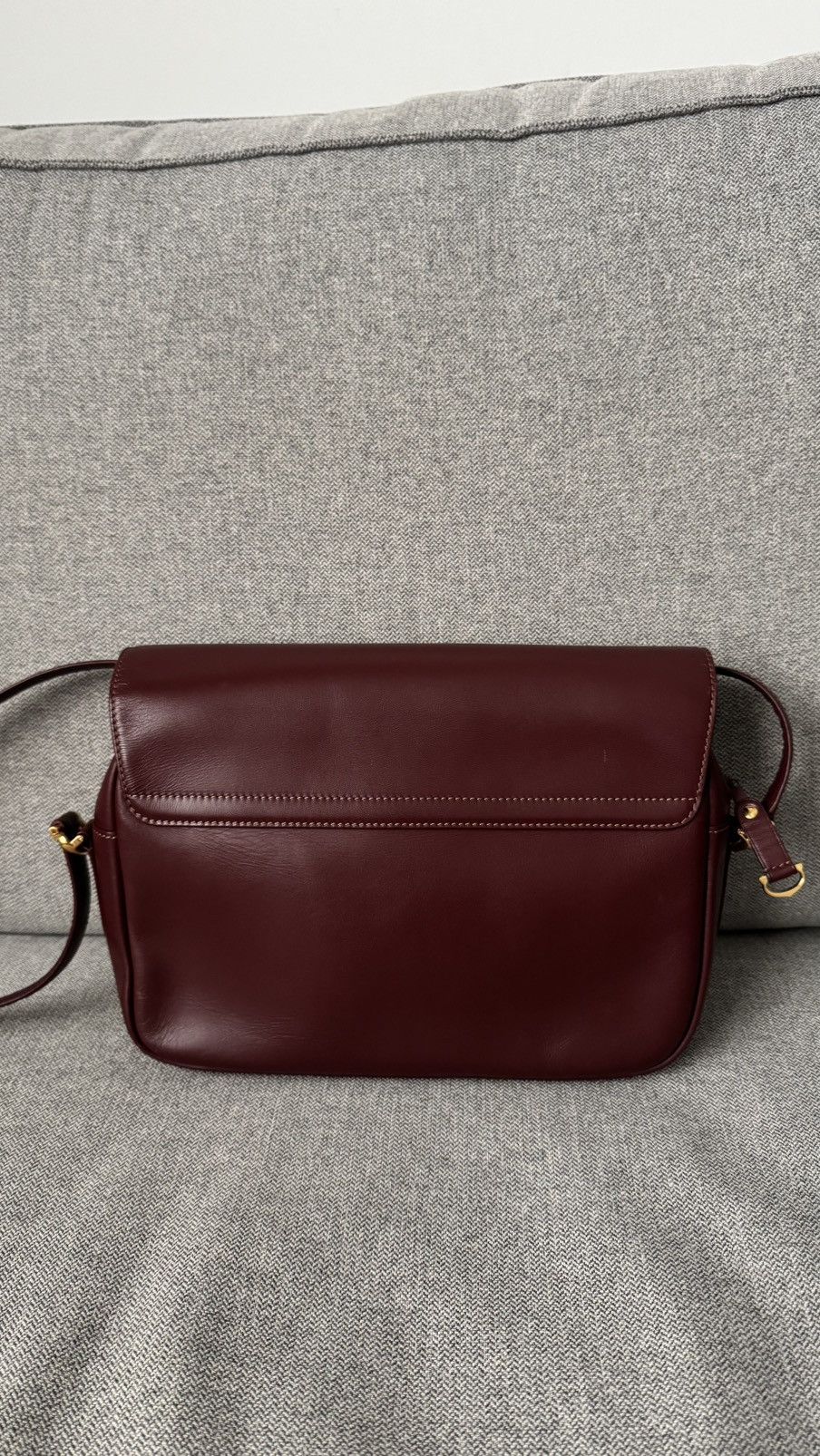 Cartier Cartier Must de Cartier Burgundy Leather Shoulder Bag Size ONE SIZE - 8 Thumbnail