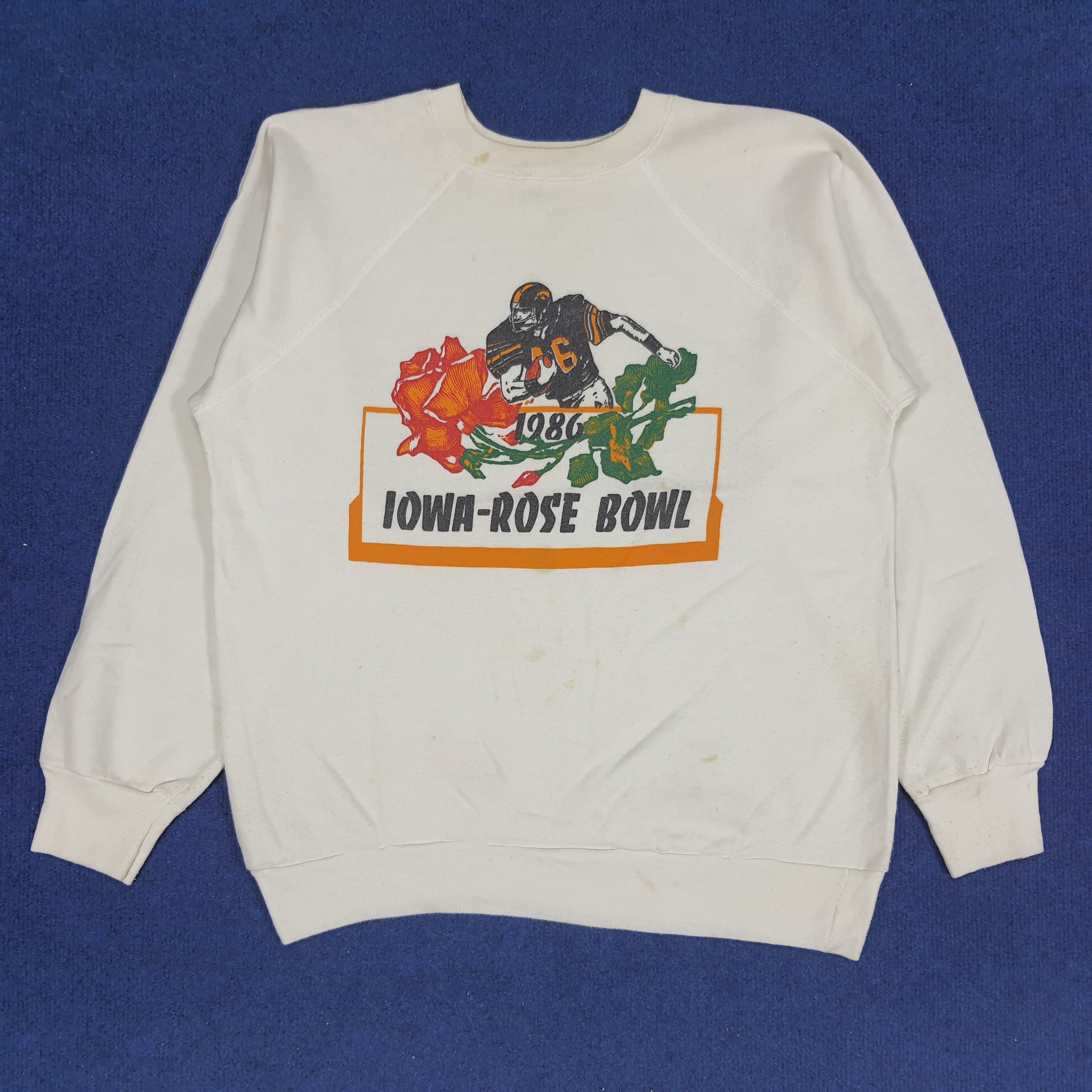 Champion × Vintage Vintage Champion IOWA Rose Bowl American Football Sweatshirt Size US M / EU 48-50 / 2 - 1 Thumbnail