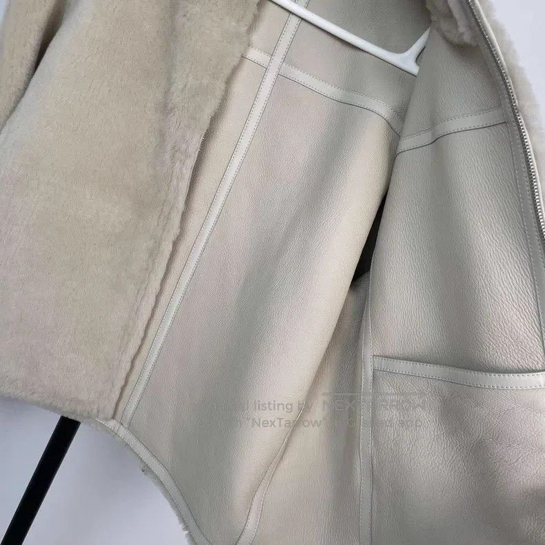 Hermes Hermes Cashmere coat, white Size XS / US 0-2 / IT 36-38 - 4 Thumbnail