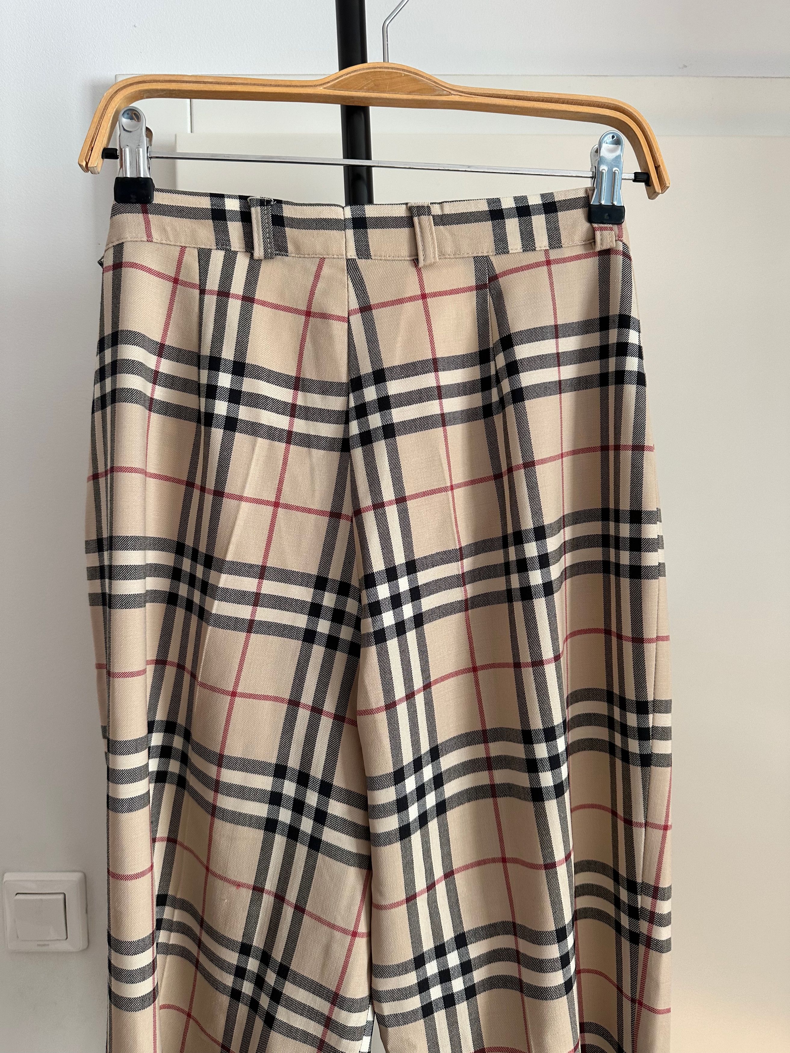 Burberry Vintage BURBERRY nova check plaid trousers wool pants Size 28" / US 6 / IT 42 - 9 Thumbnail