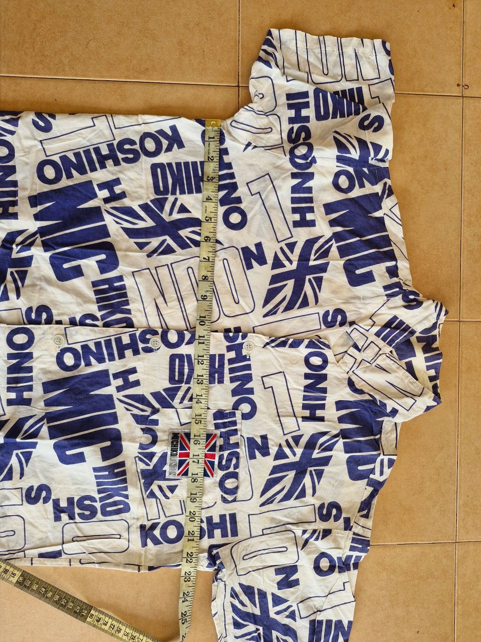 Michiko Koshino Michiko Koshino All-Over Print Button-Up Shirt Size US L / EU 52-54 / 3 - 8 Thumbnail