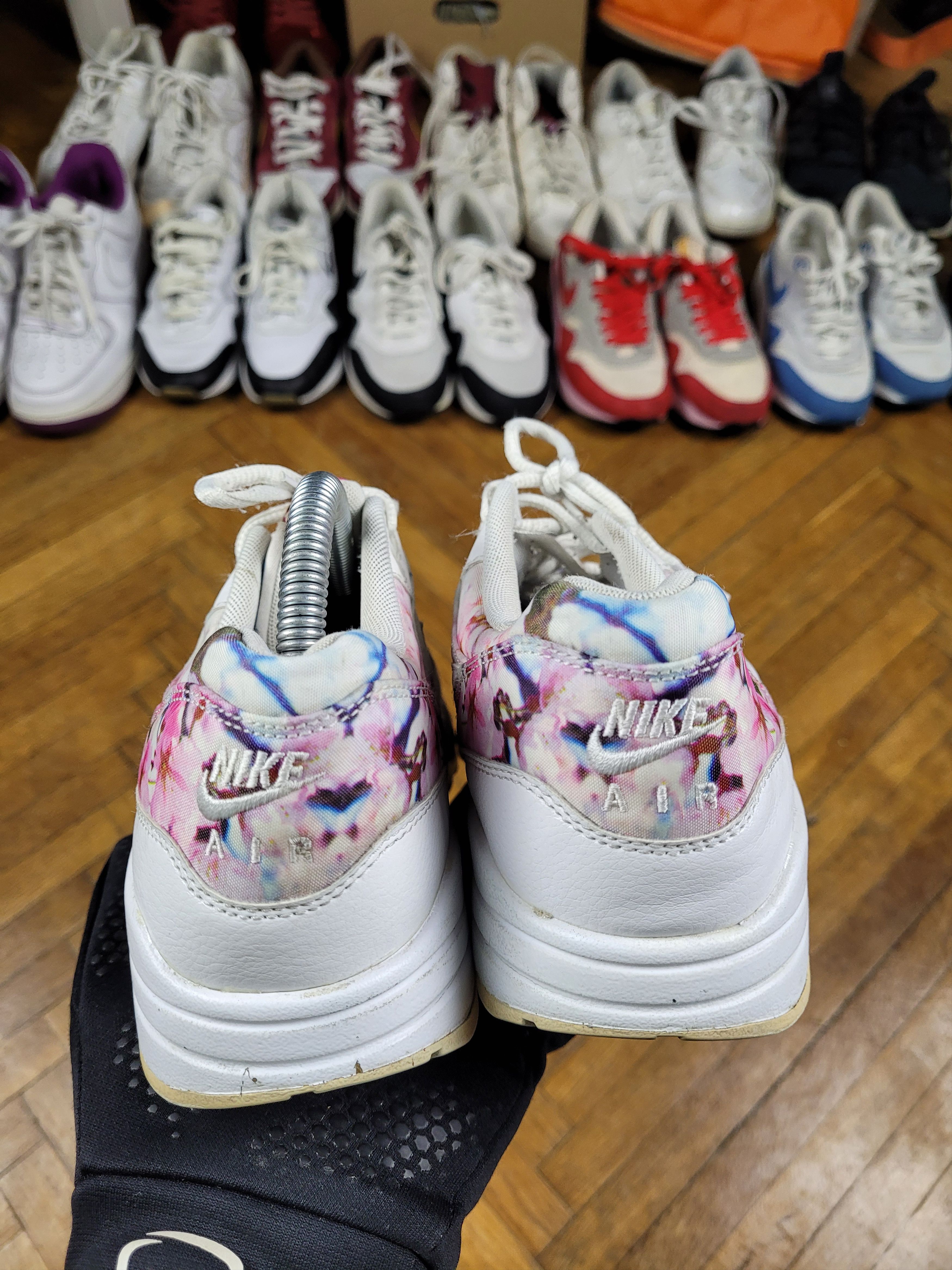Nike 2015 Nike Air Max 1 Print Cherry Blossom Vintage flowers Size US 7.5 / IT 37.5 - 9 Thumbnail