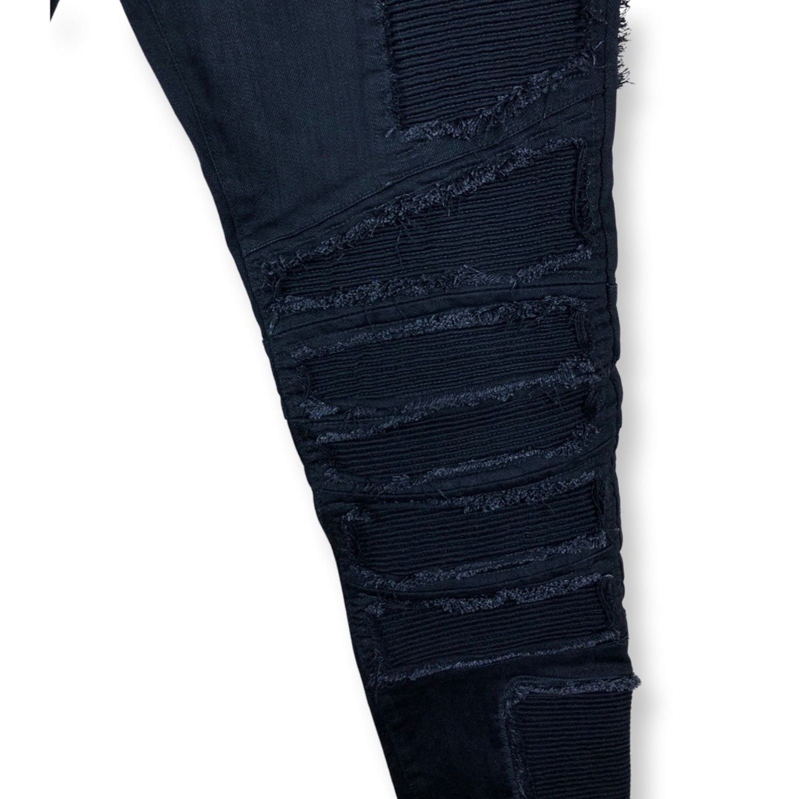 Balmain Balmain Distressed Biker Jeans in Black Size US 34 / EU 50 - 5 Thumbnail