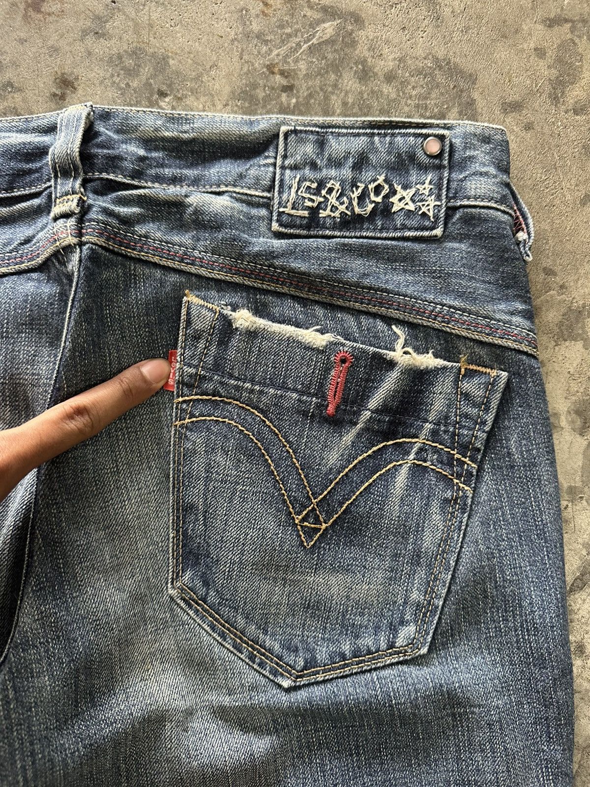 Levi's Levis Lady Style Mudwash Bootcut Flared Jeans Size 32" / US 10 / IT 46 - 12 Thumbnail