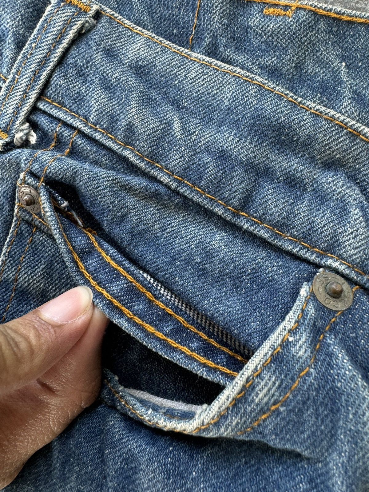 Levi's Vintage 70s Levi’s 517 Orange Tab 42Talon Flare Jeans Size US 31 - 6 Thumbnail