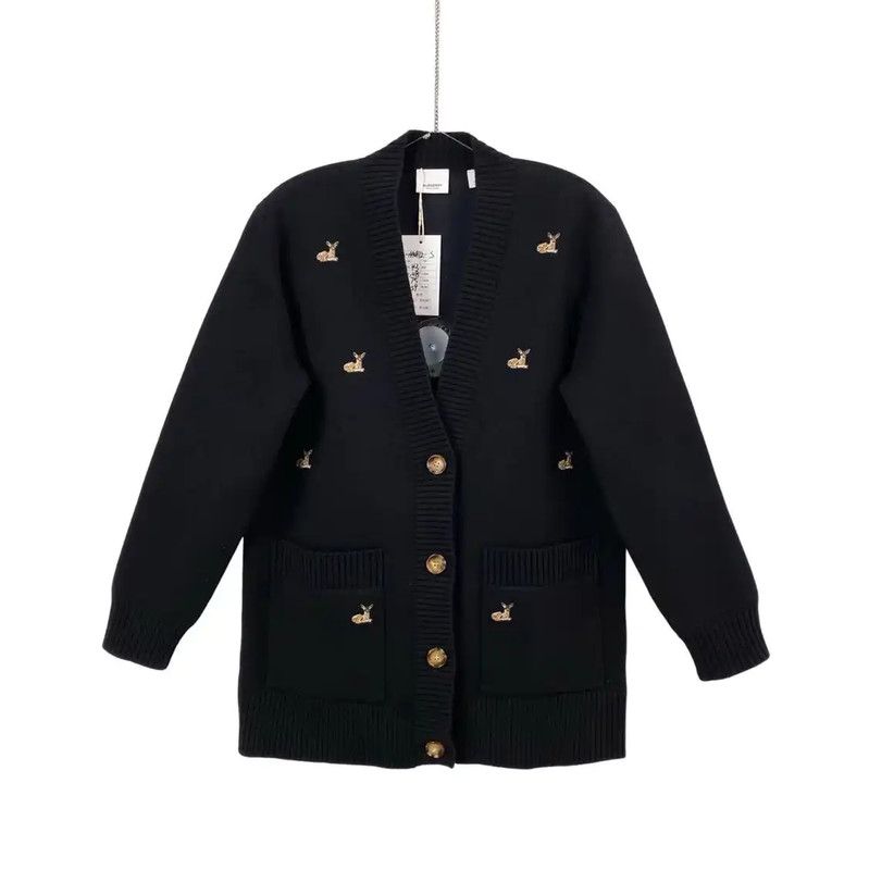 Burberry Burberry Black Cardigan for Women Size S / US 4 / IT 40 - 1 Thumbnail