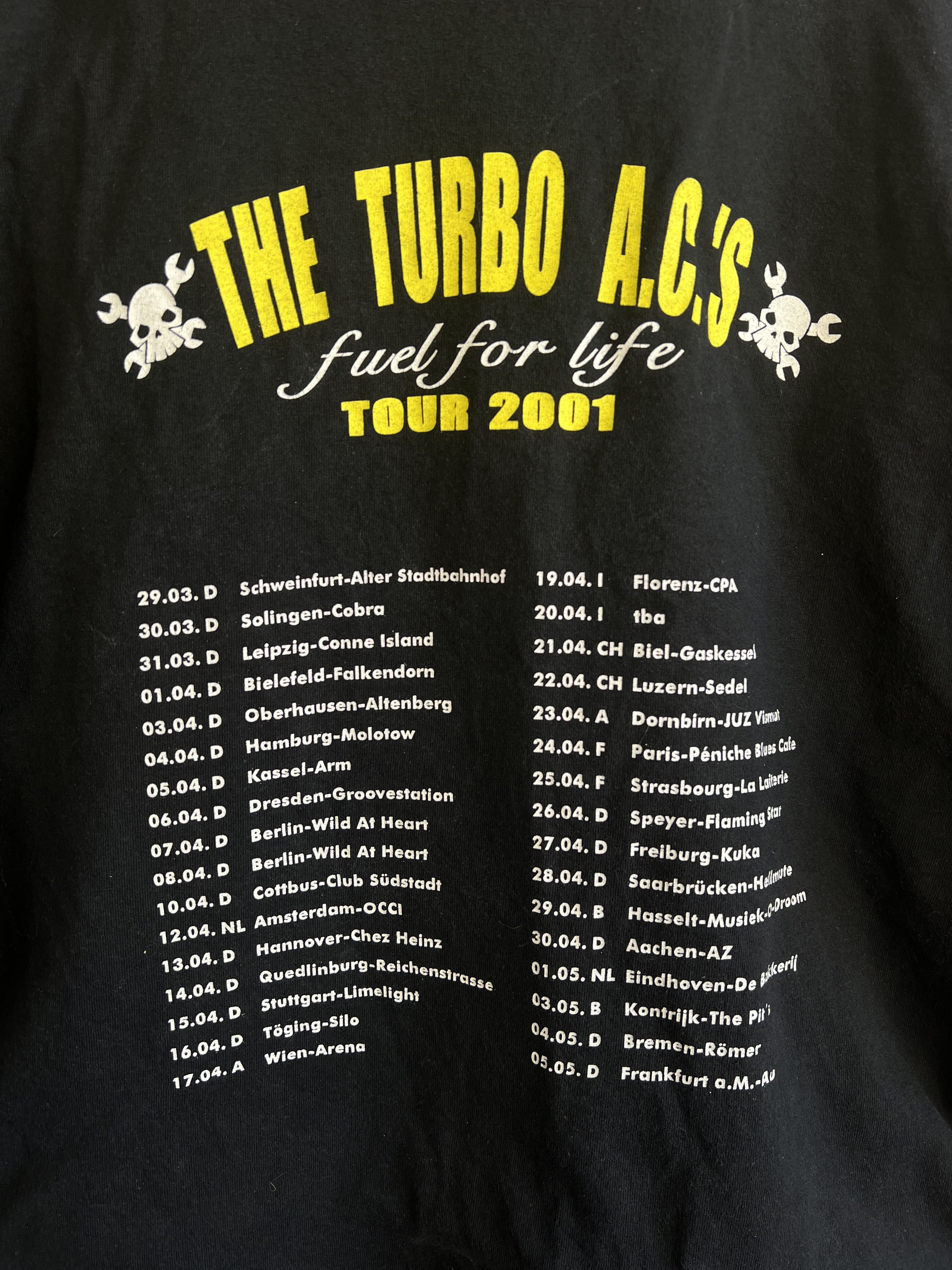 Band Tees × Vintage the turbo a.c.`s tour 2001 vintage longsleeve Size US L / EU 52-54 / 3 - 8 Thumbnail