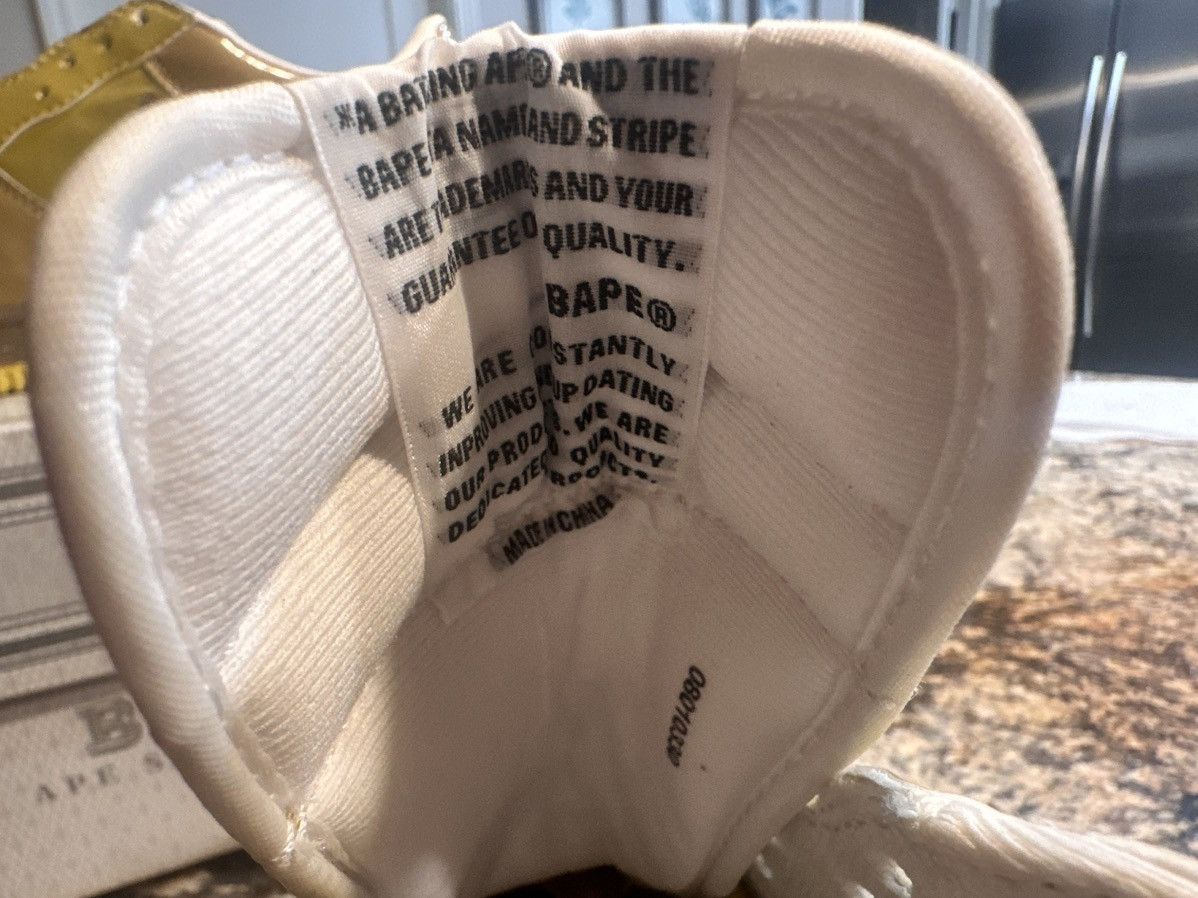 Bape Bape Gold Card Bapesta Nigo Era 2008 Size US 9.5 / EU 42-43 - 8 Thumbnail