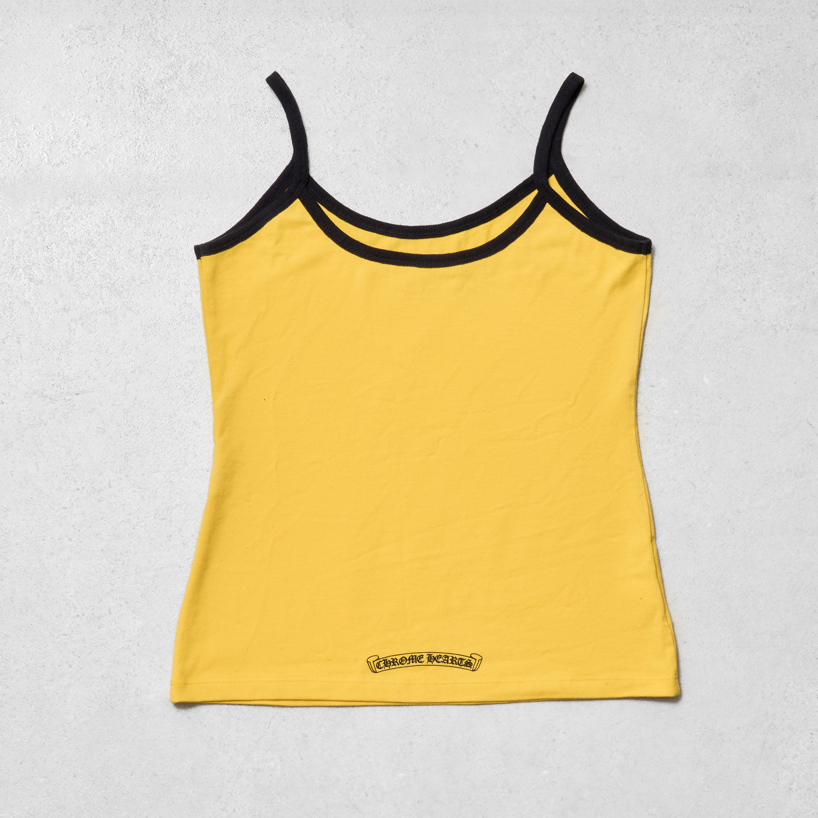 Chrome Hearts CHROME HEARTS ROLLER SKATES TANK YELLOW/BLACK Size L / US 10 / IT 46 - 5 Thumbnail