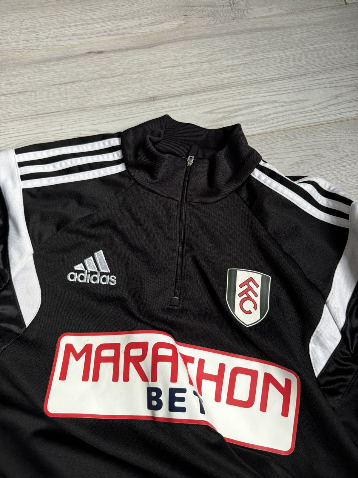 Adidas × Vintage Vintage Hulham Adidas Soccer Jersey Long Sleeveshirt Size US L / EU 52-54 / 3 - 5 Thumbnail