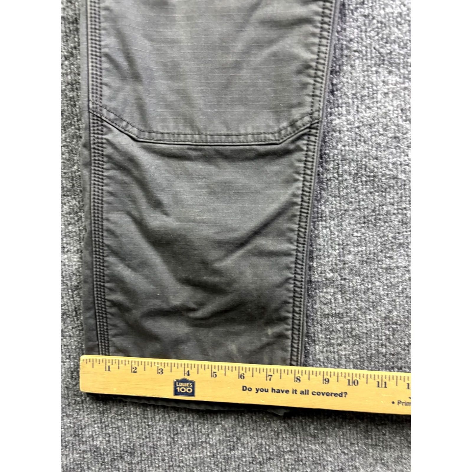 Carhartt Carhartt Pants Mens 34x31 Gray Relaxed Work Cargo Insulated Fleece Lined BN5491-M Size US 34 / EU 50 - 6 Thumbnail