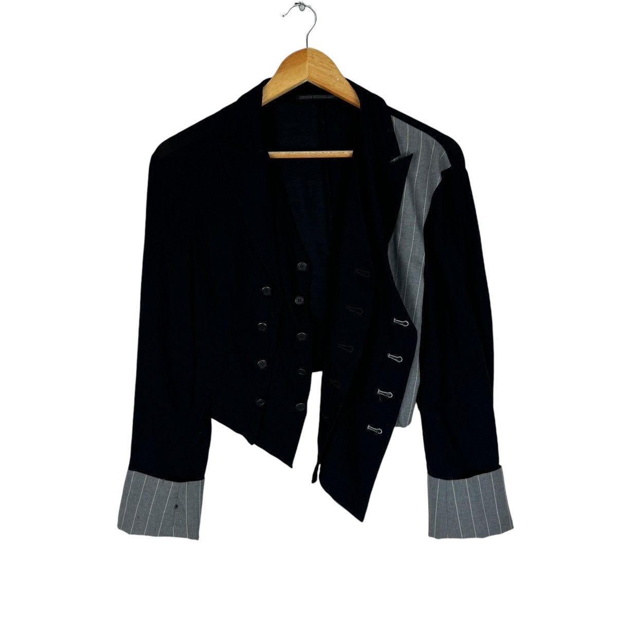 Yohji Yamamoto 🌟YOHJI YAMAMOTO SIGNATURE CROPPED JACKET Size US S / EU 44-46 / 1 - 13 Thumbnail