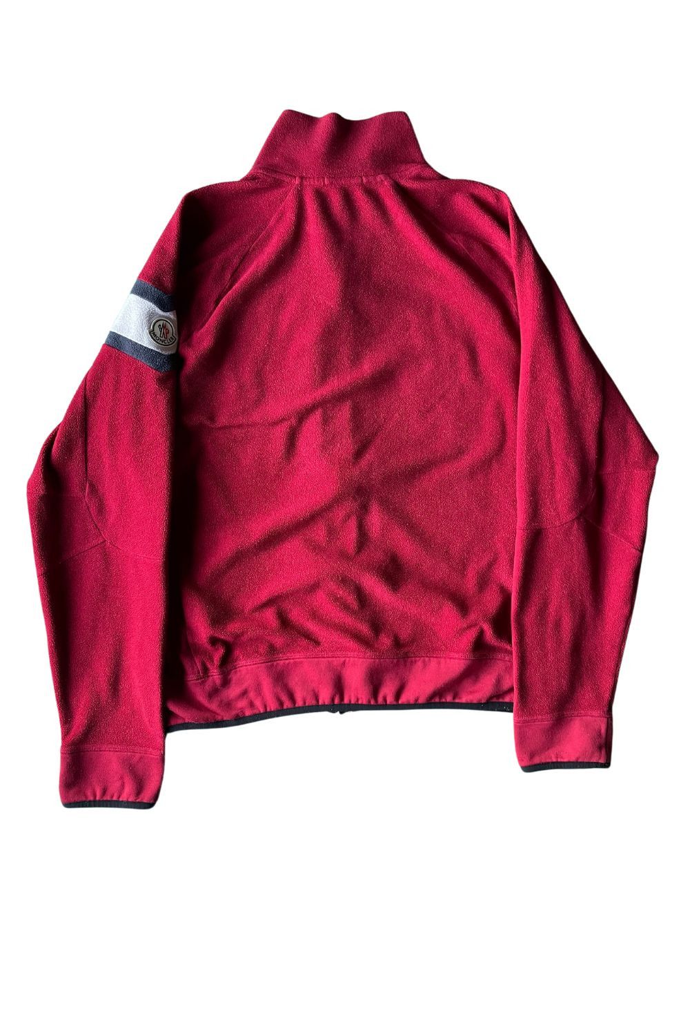Moncler × Vintage Moncler Vintage Fleece Jacket Zip Red Size XL Size US XL / EU 56 / 4 - 9 Thumbnail