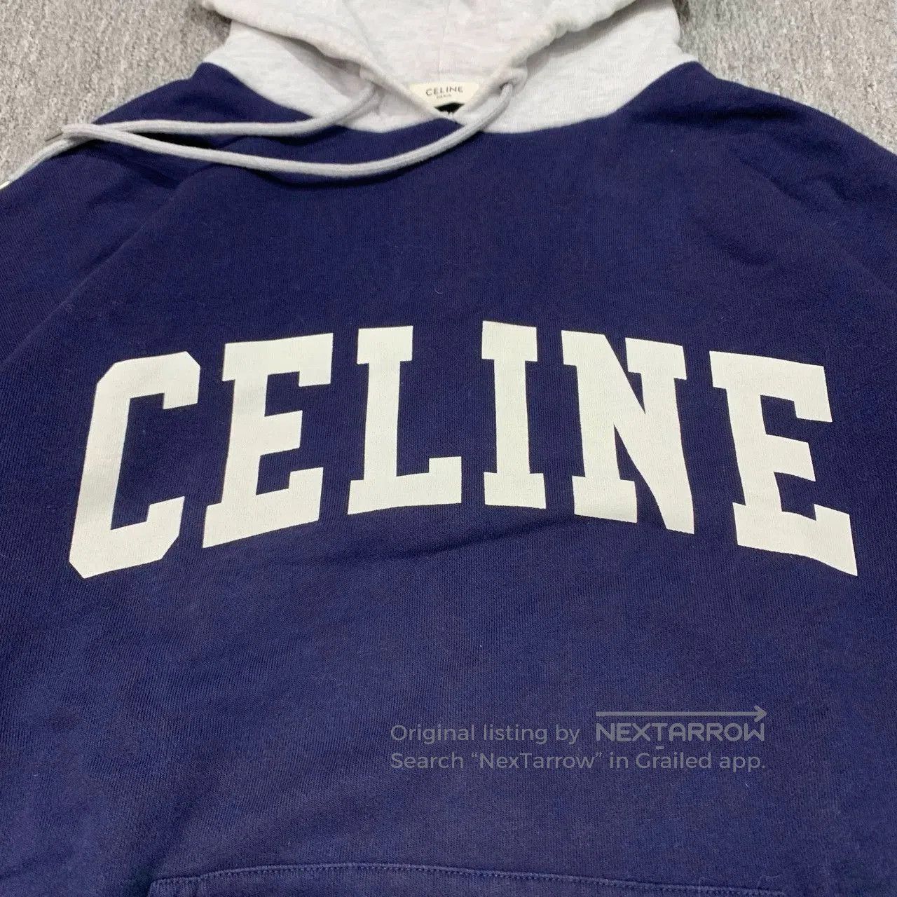 Celine celine hooded sweatshirt with layered design. Size XS / US 0-2 / IT 36-38 - 9 Thumbnail