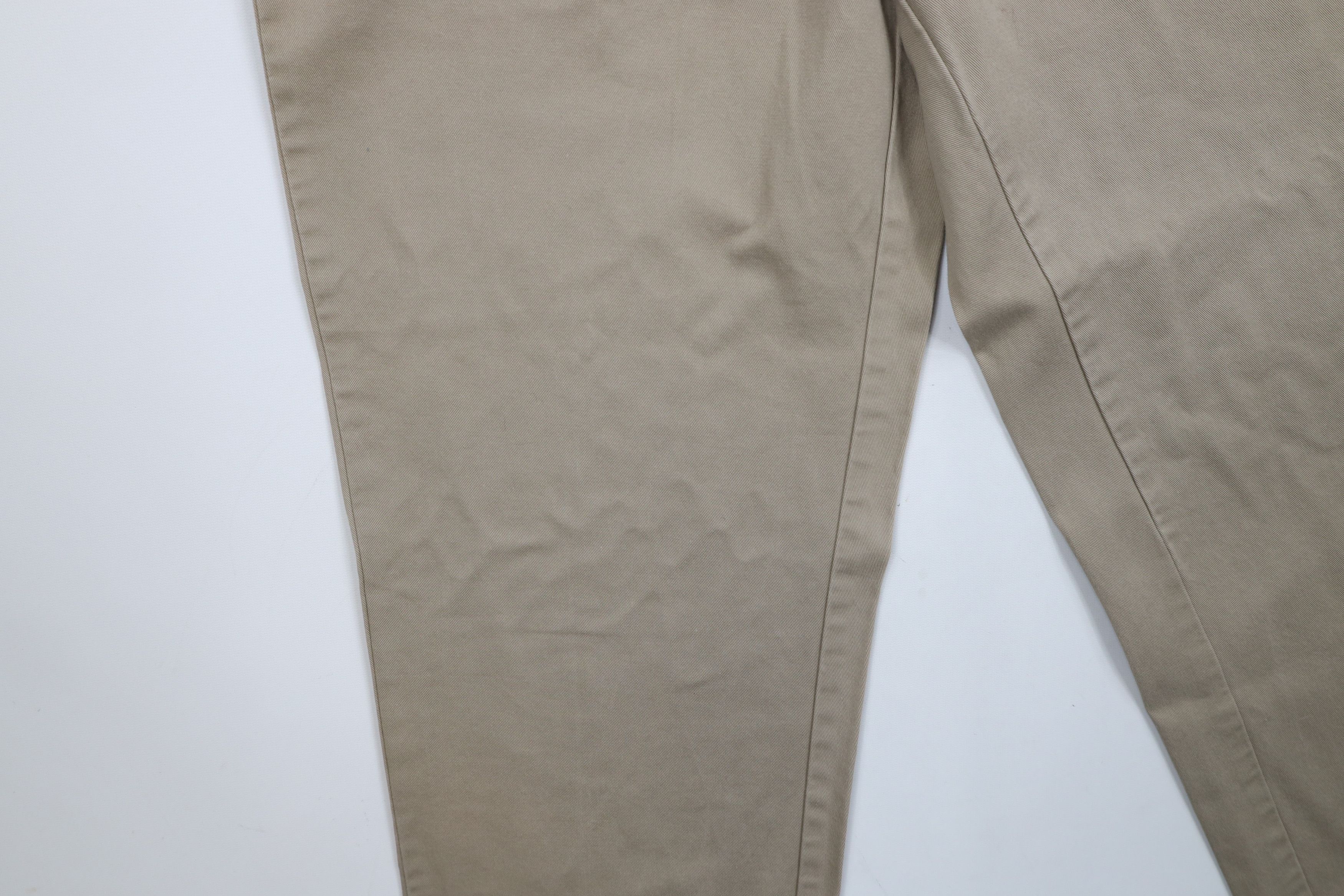 DKNY × Vintage Vintage 90s DKNY Fit Straight Leg Chino Pants Beige Cotton Size US 34 / EU 50 - 5 Thumbnail