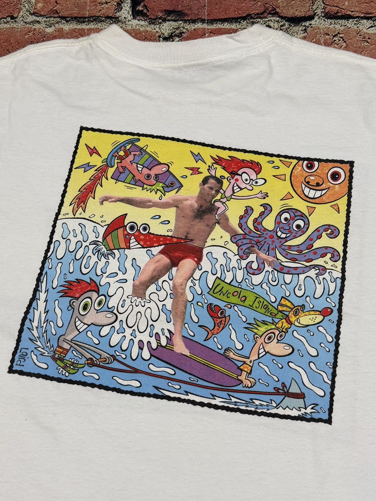 Other Vintage 7 Up Uncola Island Soda Promo T-Shirt Single Stitch Size US XL / EU 56 / 4 - 6 Thumbnail