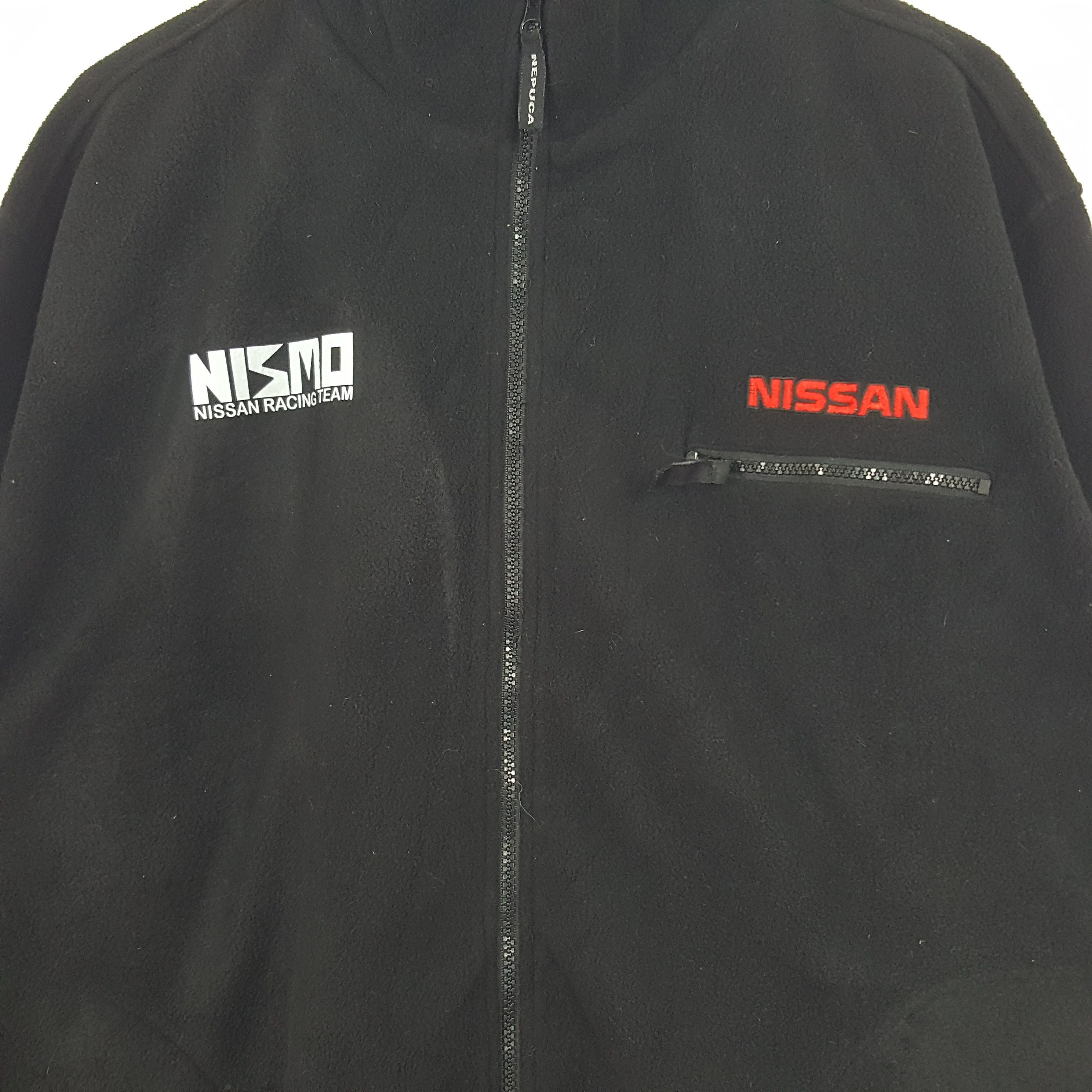 Japanese Brand × Vintage Vintage Nismo Nissan Racing Team Japanese Fleece Jacket Size US XL / EU 56 / 4 - 4 Thumbnail