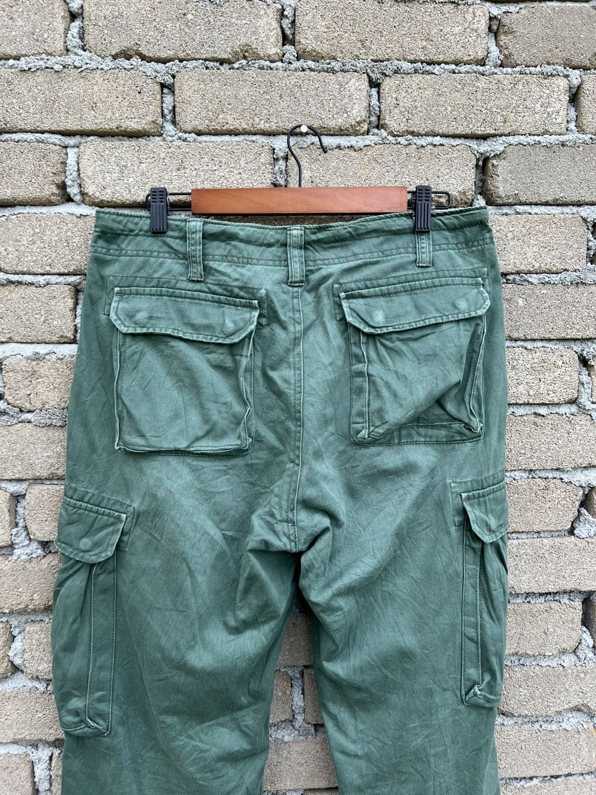 Japanese Brand Anti Label Jean Cargo Pants Waist 34" Size US 34 / EU 50 - 6 Thumbnail