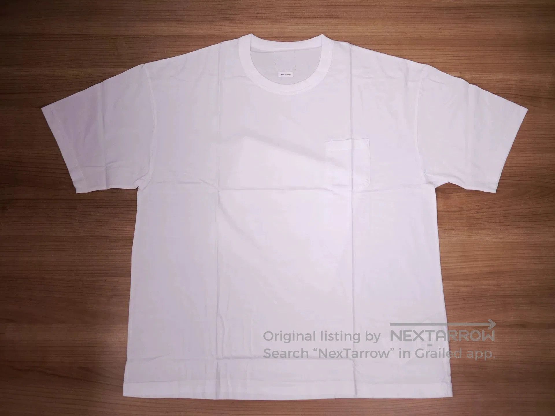 VISVIM Ultimate Jumbo Tee in White.