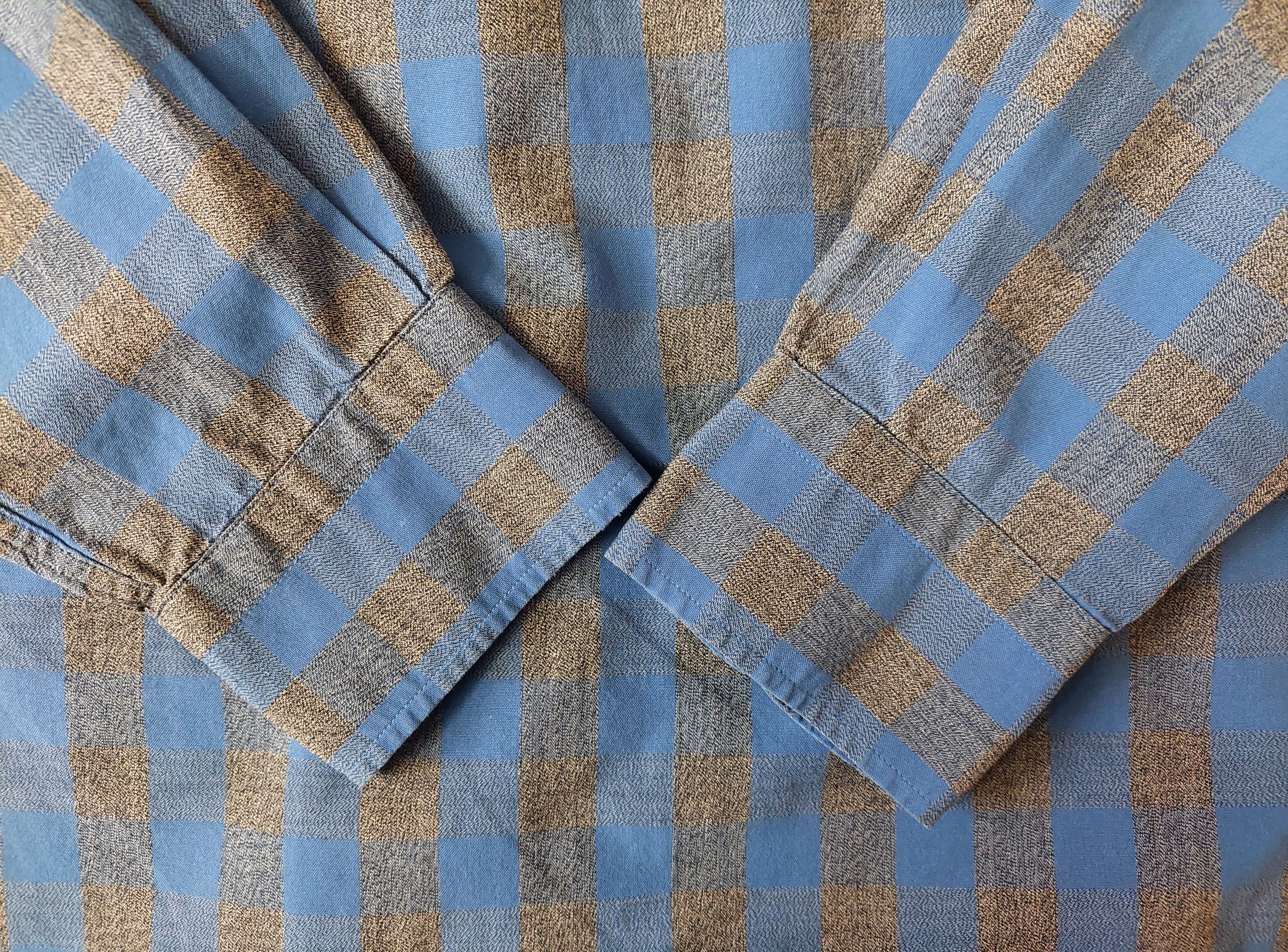 Claude Montana Claude Montana Paris Blue Check Shirt Vintage 80s Size US S / EU 44-46 / 1 - 9 Thumbnail