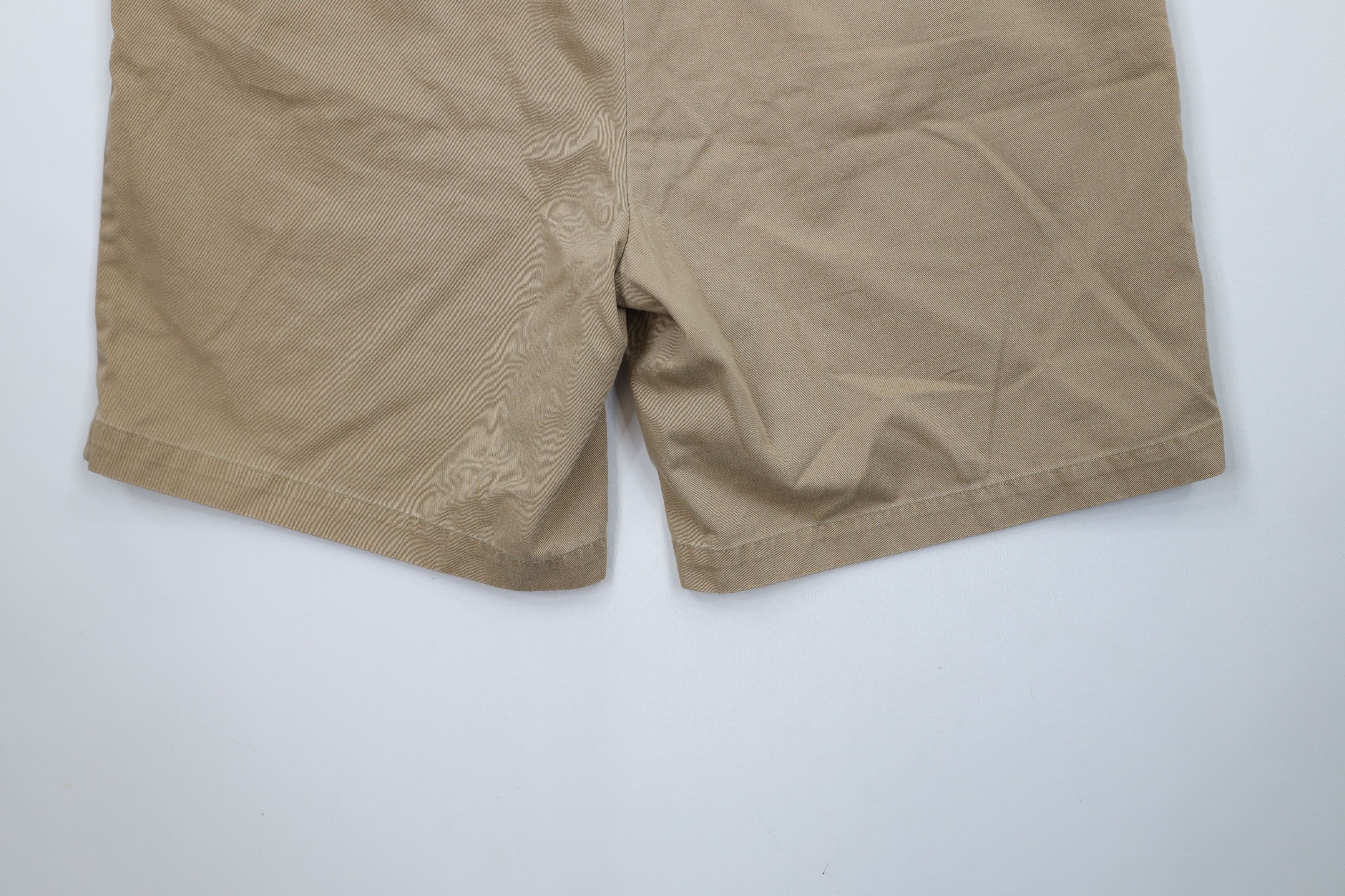 Ralph Lauren × Vintage Vintage 90s Ralph Lauren Knee Chino Shorts Beige Cotton Size US 36 / EU 52 - 11 Thumbnail