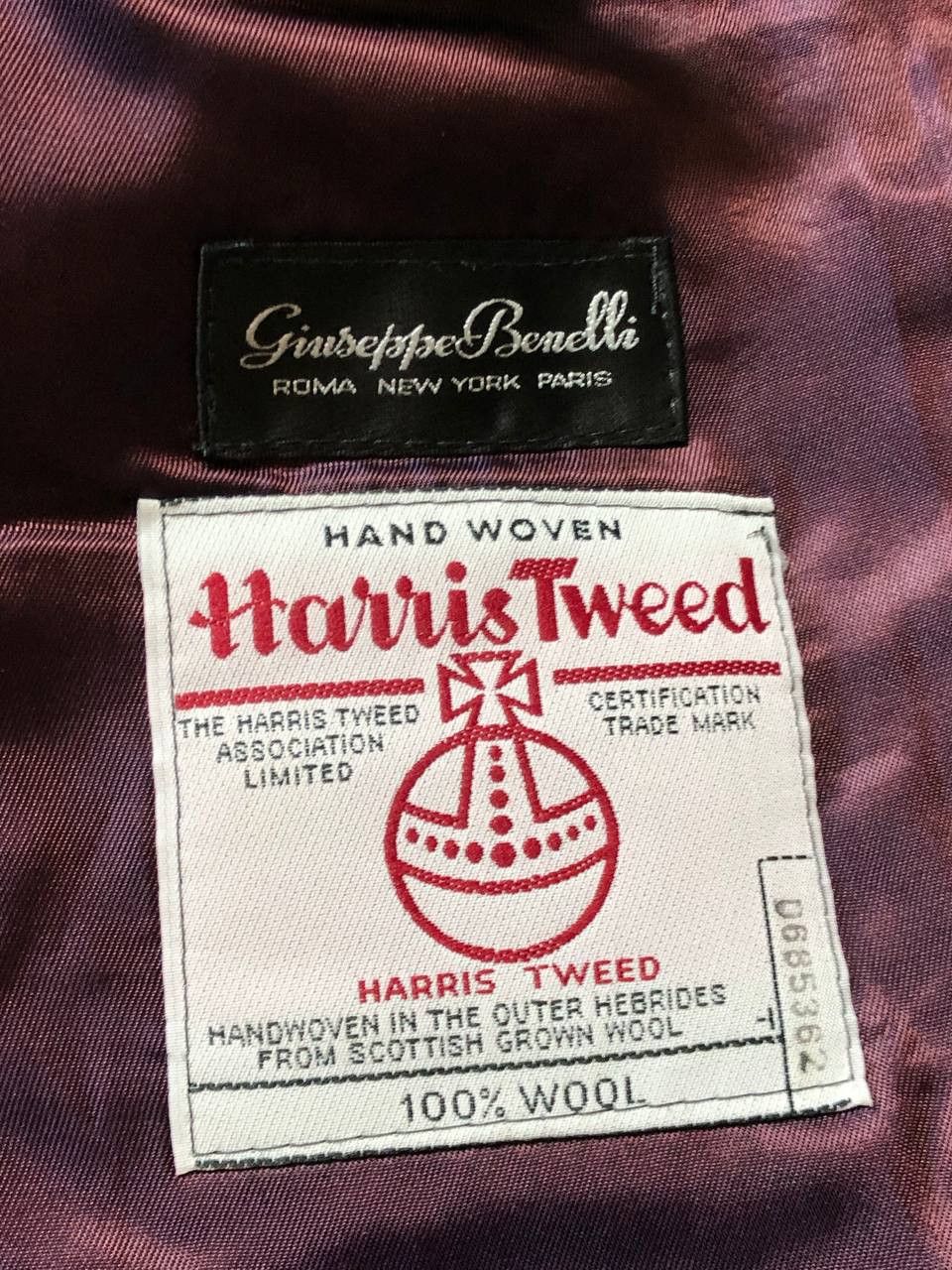 Harris Tweed Blazer Vintage Harris Tweed streetwear 100% wool Y2K Size 40R - 2 Thumbnail