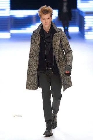 image of Aw07 Dior Homme Wool Pants in Grey, Men's (Size 30)