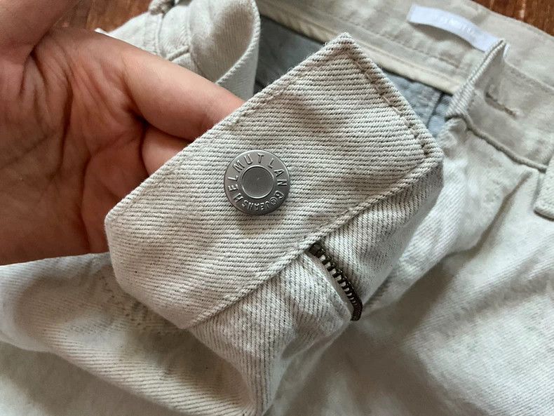Helmut Lang HELMUT LANG size08 White jeans Size 37" - 5 Thumbnail