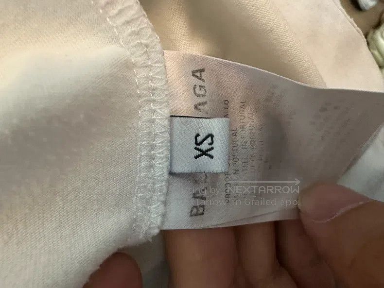 Balenciaga Balenciaga Letter Printed Round Neck Short Sleeve T-Shirt Size US XS / EU 42 / 0 - 6 Thumbnail